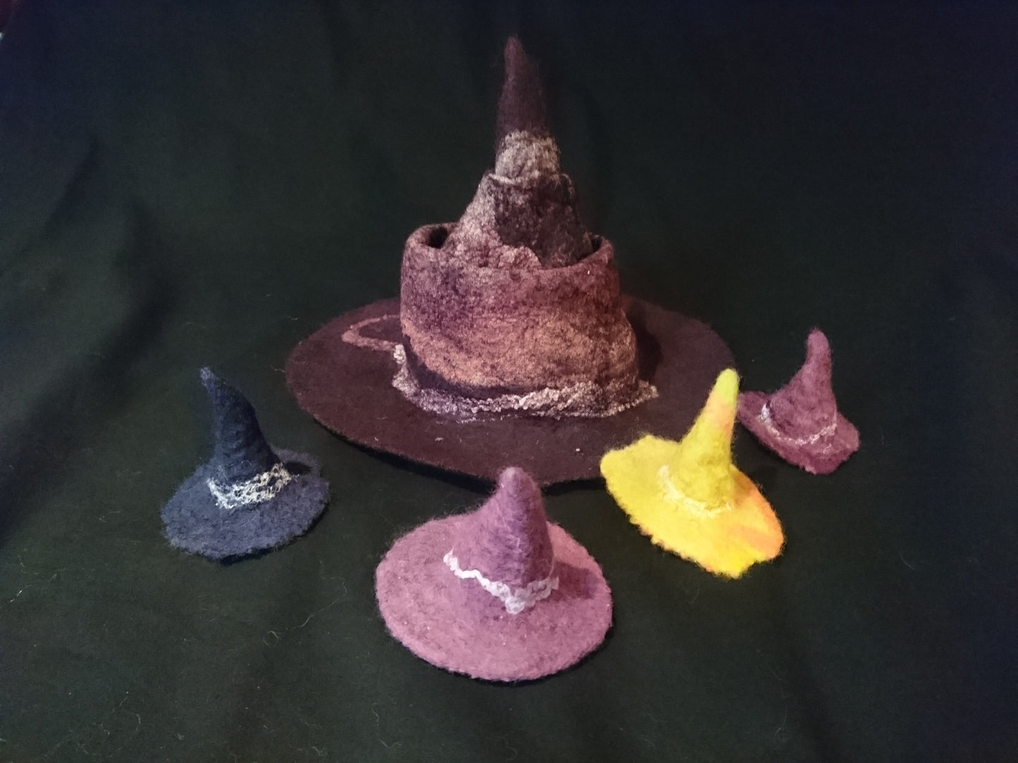 Witch Hat Wet Felted DIY Kit